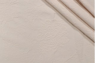 Gabrielle Matelasse Upholstery Fabric in Sand