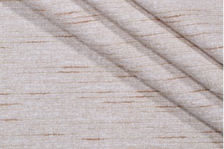 Golding Pulse Woven Chenille Upholstery Fabric in Flax 