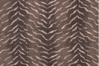 Kaufmann Ruolan Printed Cotton Blend Drapery Fabric in Caraway