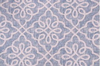 Kaufmann Lexie Printed Cotton Drapery Fabric in Resist