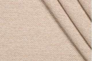 Textured Solid Woven Polyolefin Outdoor Fabric in Beige