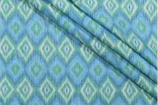 Kaufmann Joyful Printed Polyester Drapery Fabric in Oasis