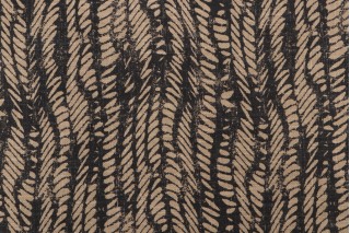 Kaufmann Jira Printed Drapery Fabric in Charcoal