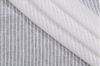 PK Lifestyles Carla Sheer Drapery Fabric in Ivory