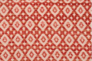 PK Lifestyles Andes Diamond Woven Decorator Fabric in Brick