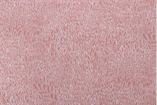 Kaufmann Miramar Printed Cotton Twill Drapery Fabric in Coral 