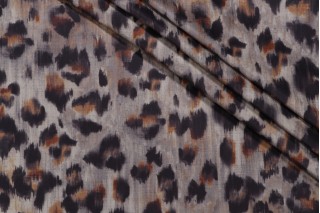 Kaufmann Kumal Printed Velveteen Decorator Fabric in Nutmeg 