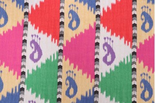 Kaufmann Orissa Shawl Printed Cotton Drapery Fabric in Confetti 