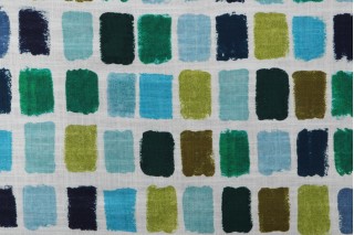 Kaufmann Paint Box Printed Drapery Fabric in Twilight 