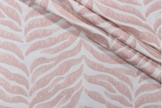 Kaufmann Kalmar Embroidered Drapery Fabric in Blush 
