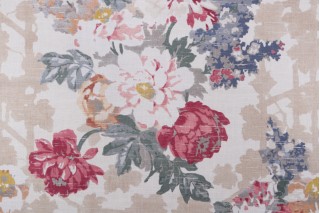Kaufmann Shannan Printed Cotton Drapery Fabric in Antique 