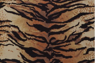 Kaufmann Saber Printed Velveteen Decorator Fabric in Gold 