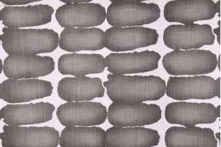 Premier Prints Shibori Dot - Slub Canvas Printed Cotton Drapery Fabric in Ink