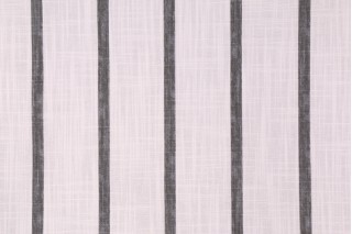 Premier Prints Miles Printed Slub Cotton Canvas Drapery Fabric in Ink