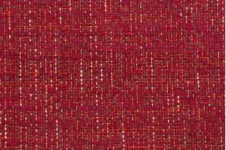 Kaufmann Sashe Woven Chenille Upholstery Fabric in Raspberry