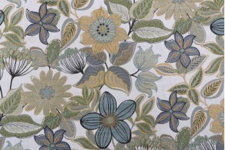 Mill Creek La La Ooh Tapestry Upholstery Fabric in Capri 
