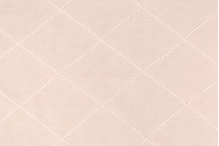 Onyx Age Corded Trellis Woven Cotton Decorator Fabric in Sand