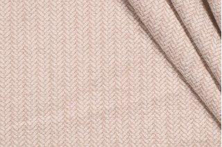 Kaufmann Gleeful Woven Chenille Upholstery Fabric in Alabaster