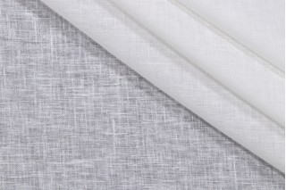 Maude Semi-Sheer Drapery Fabric in White