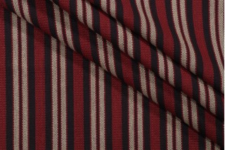 PK Lifestyles Silverton Stripe Woven Decorator Fabric in Cardinal