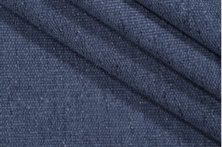PK Lifestyles Rowan Performance Woven Chenille Upholstery Fabric in Indigo