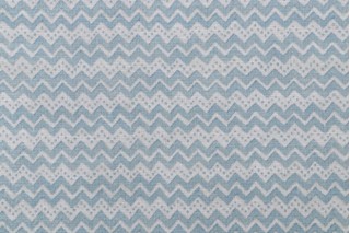 PK Lifestyles Tuban Printed Cotton Drapery Fabric in Spa