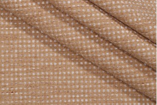 PK Lifestyles Tahitian Basket Woven Chenille Upholstery Fabric in Gold