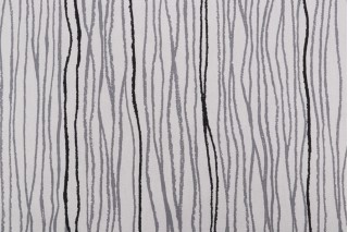 Magnolia Home Rapids Printed Cotton Drapery Fabric in Slate 