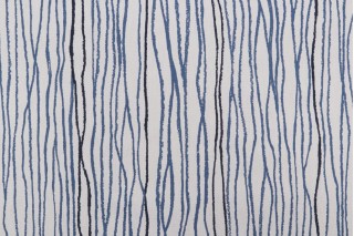 Magnolia Home Rapids Printed Cotton Drapery Fabric in Harbor 
