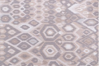 Richloom Printed Chenille Decorator Fabric in Stone