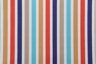 Asbury Stripe Woven Solution Dyed Acrylic Outdoor Fabric in Summer