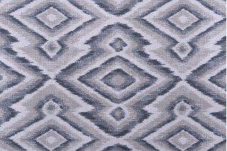 Magnolia Home Serape Printed Cotton Drapery Fabric in Slate 