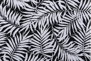 Terrasol - Savvanah Printed Polyester Outdoor Fabric in Black 