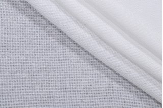 Sample of Terrasol - Breezy Woven Solution Dyed Acrylic Semi-Sheer Drapery Weight Outdoor Fabric in Snow 
