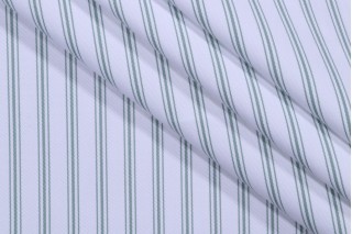 Terrasol - Folly Ticking Woven Solution Dyed Acrylic Outdoor Fabric in Mist 