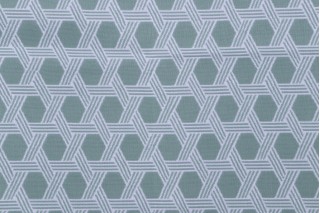 Lillian August Home Bianca Woven Solution Dyed Acrylic Outdoor Fabric in Mist for Terrasol 