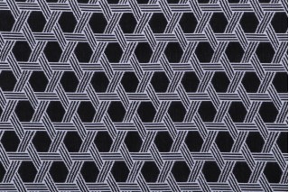 Lillian August Home Bianca Woven Solution Dyed Acrylic Outdoor Fabric in Midnight for Terrasol 