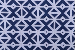 Lillian August Home Enzo Woven Solution Dyed Acrylic Outdoor Fabric in Marine for Terrasol 