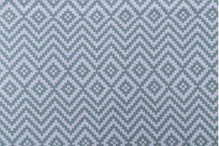 Lillian August Home Marina Woven Solution Dyed Acrylic Outdoor Fabric in Mist for Terrasol 