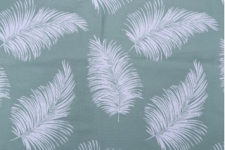 Lillian August Home Tropicalle Woven Solution Dyed Acrylic Outdoor Fabric in Mist for Terrasol 