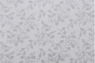 HGTV Home Intertwined Printed Cotton Drapery Fabric in Zinc 