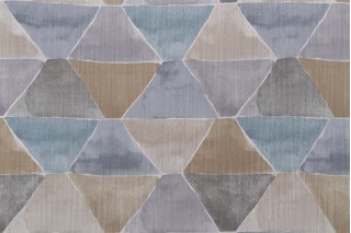 Golding A New Angle Printed Cotton Drapery Fabric in Mineral