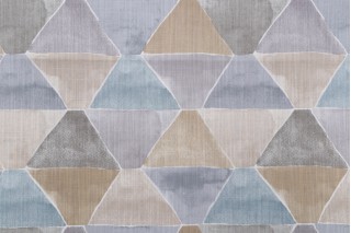 Golding A New Angle Printed Cotton Drapery Fabric in Mineral