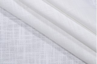 Reyes Woven Decorator Fabric in White