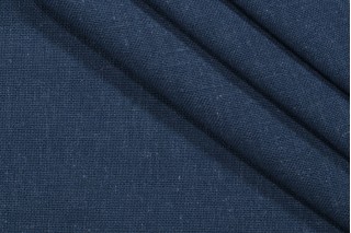 Woven Textured Deco9rator Fabric in Nautical Blue