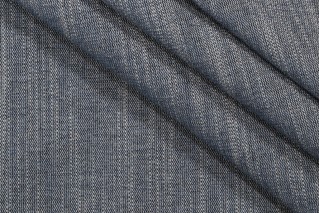 Strie Woven Decorator Fabric in Teal/Beige
