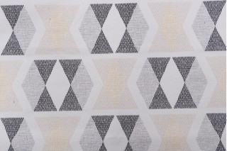 Almasi Tapestry Upholstery Fabric in Madrid Black