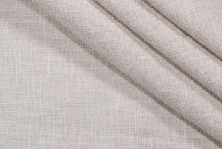 Slubbed Woven Decorator Fabric in Ivory