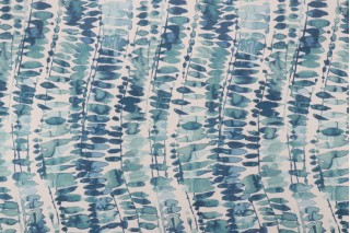 PK Lifestyles Watermark Printed Polyester Outdoor Fabric in Aquatic