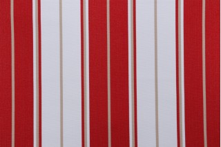 Bella Dura Summertide Woven Olefin Outdoor Fabric in Red Coral